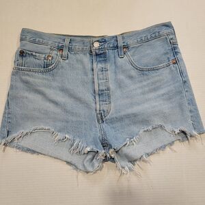 levis 501 button fly denim cut off shorts in sz 32. Levi's Premium boho prairie